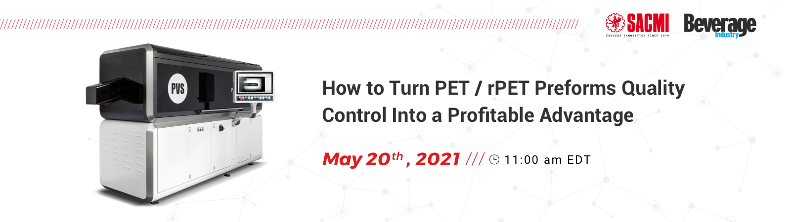 SACMI technology for the profitable use of recycled PET