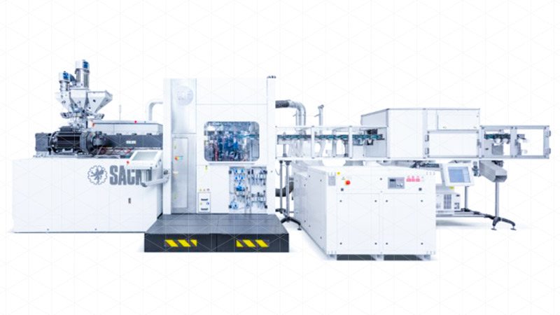 Precise, cost efficient, versatile: SACMI CBF (Compression Blow Forming) Plastic container production line