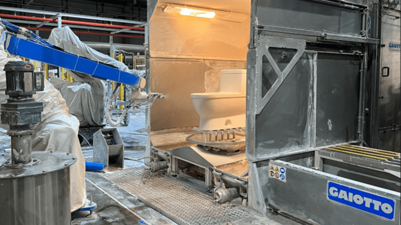 RobotGlaze, quality and repeatability, minimum glaze consumption