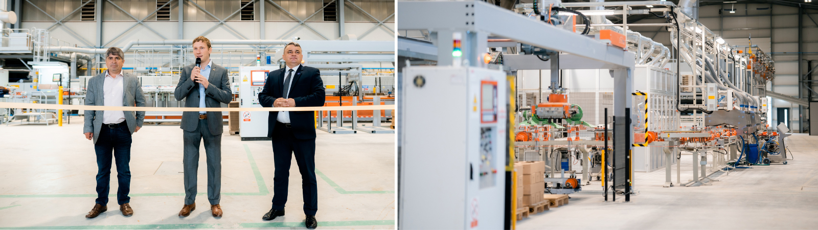 Cemacon (Romania) inaugurates the brick slip plant built with SACMI