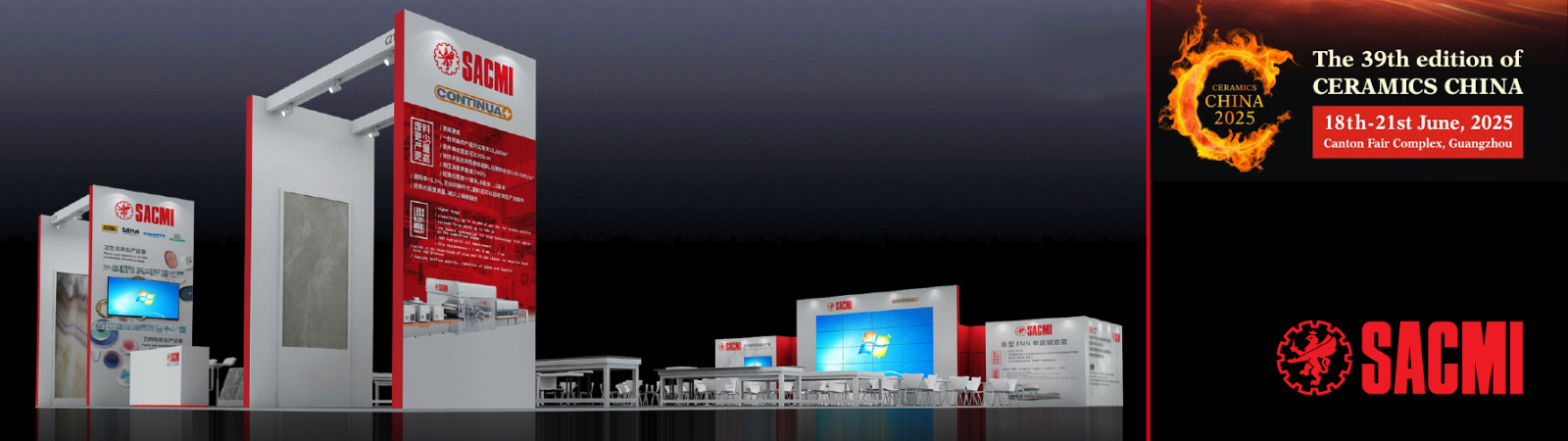 Veloce, efficiente, digitale: la easy Factory SACMI protagonista a Ceramics China 2025